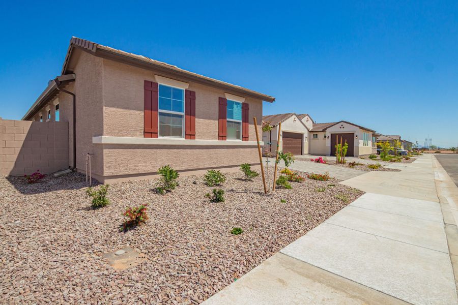 2D floor plan layout of this home in The Views at Rancho Cabrillo, Peoria, AZ (Image 10).