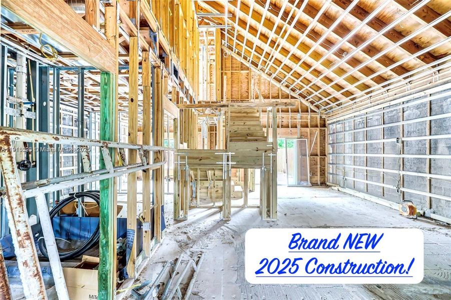 In-progress construction of a new home in , Fort Lauderdale, FL (Image 38).