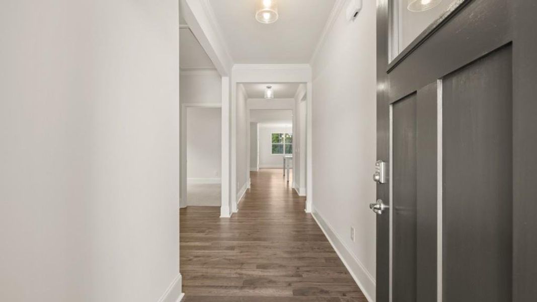 Spacious, unfurnished interior of a new home in Hamptons at Riverwood North, Dallas (Image 15).