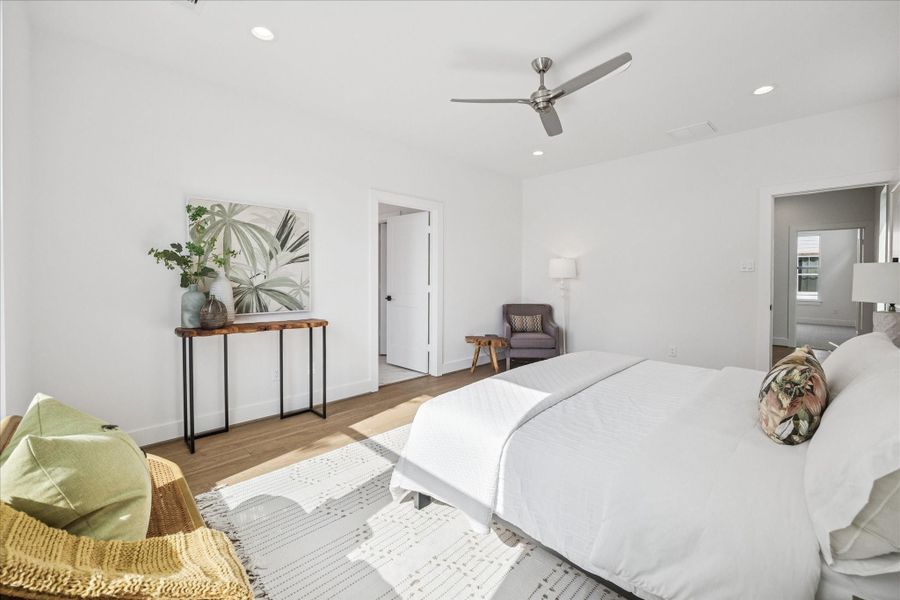 Furnished interior view inside a new home in , Houston (Image 12).