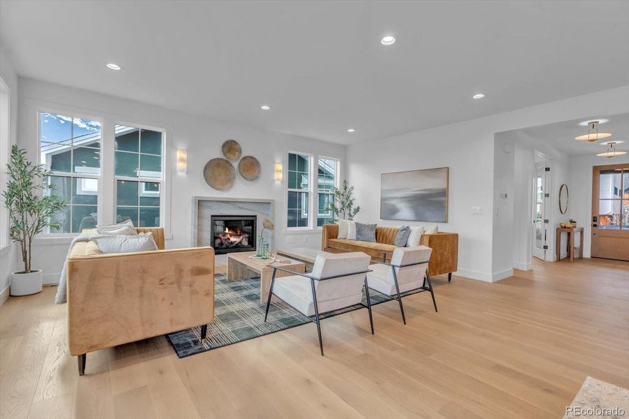 Furnished interior view inside a new home in , Louisville (Image 10).