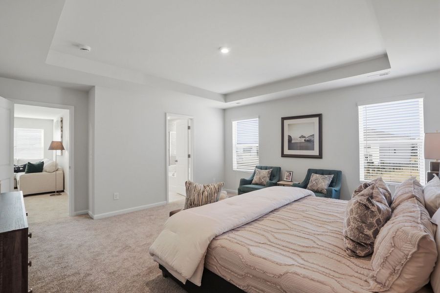 Furnished interior view inside a new home in Waxhaw Landing, Monroe (Image 25).