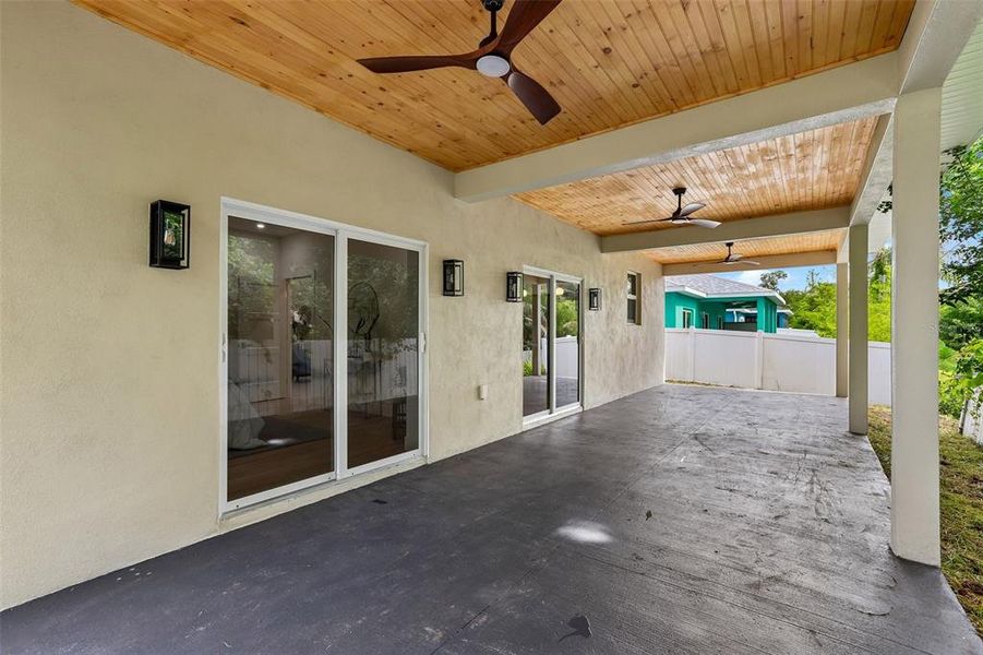 Exterior details and patio area of a home in , Dunedin (Image 3).