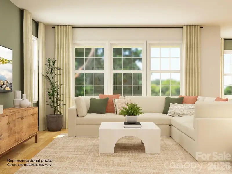 Furnished interior view inside a new home in Harris Mill, Indian Land (Image 3). Furnished interior view inside a new home in Harris Mill, Indian Land (Image 3).
