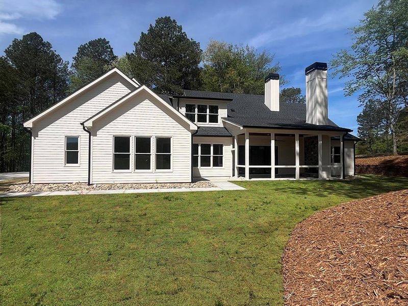 Exterior details and patio area of a home in , Canton (Image 37).