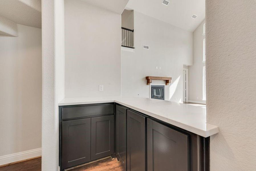 Furnished interior view inside a new home in Monterra, Fate (Image 7).