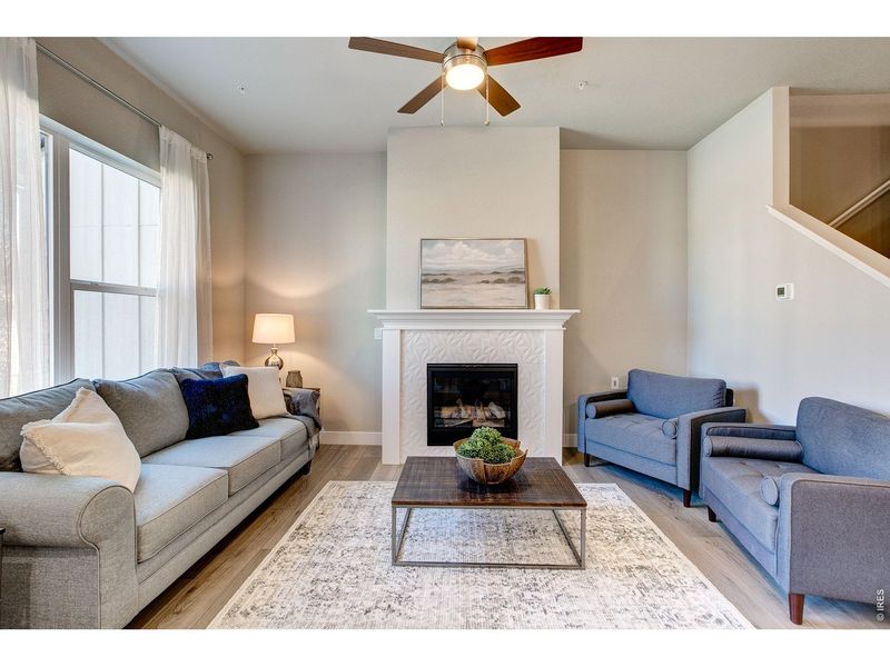 Furnished interior view inside a new home in , Longmont (Image 13). Furnished interior view inside a new home in , Longmont (Image 13).