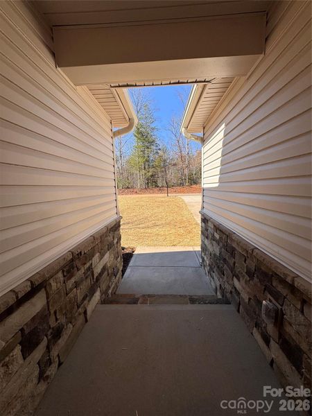 Exterior details and patio area of a home in , Morganton (Image 19).