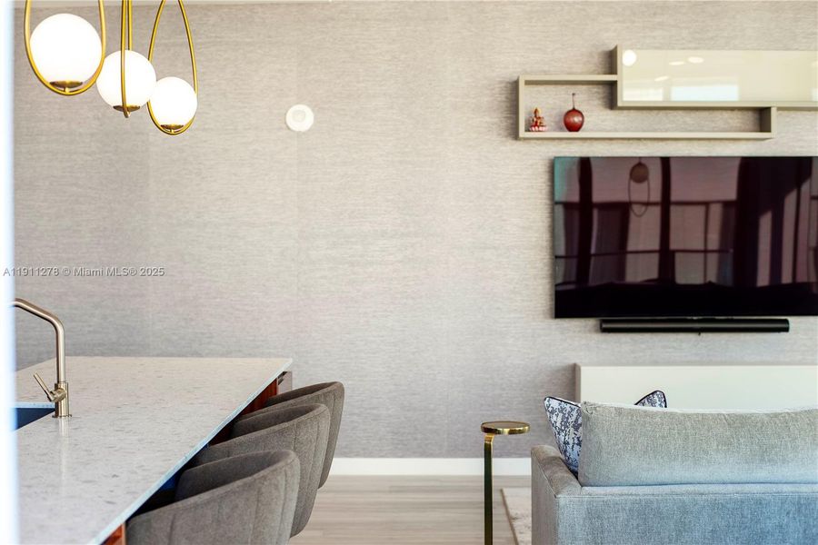 Furnished interior view inside a new home in Mr. C Residences, Miami (Image 11). Furnished interior view inside a new home in Mr. C Residences, Miami (Image 11).