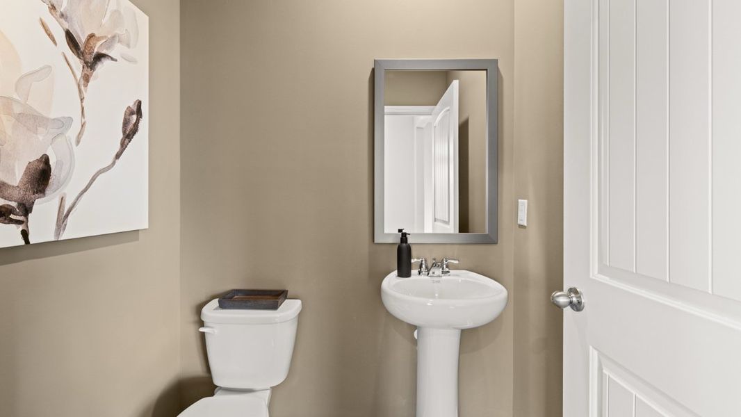 Representative furnished interior of a home built from the Elbert ll by D.R. Horton in Braselton Village, Braselton (Image 16).