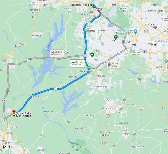 Galvins Ridge to RTP