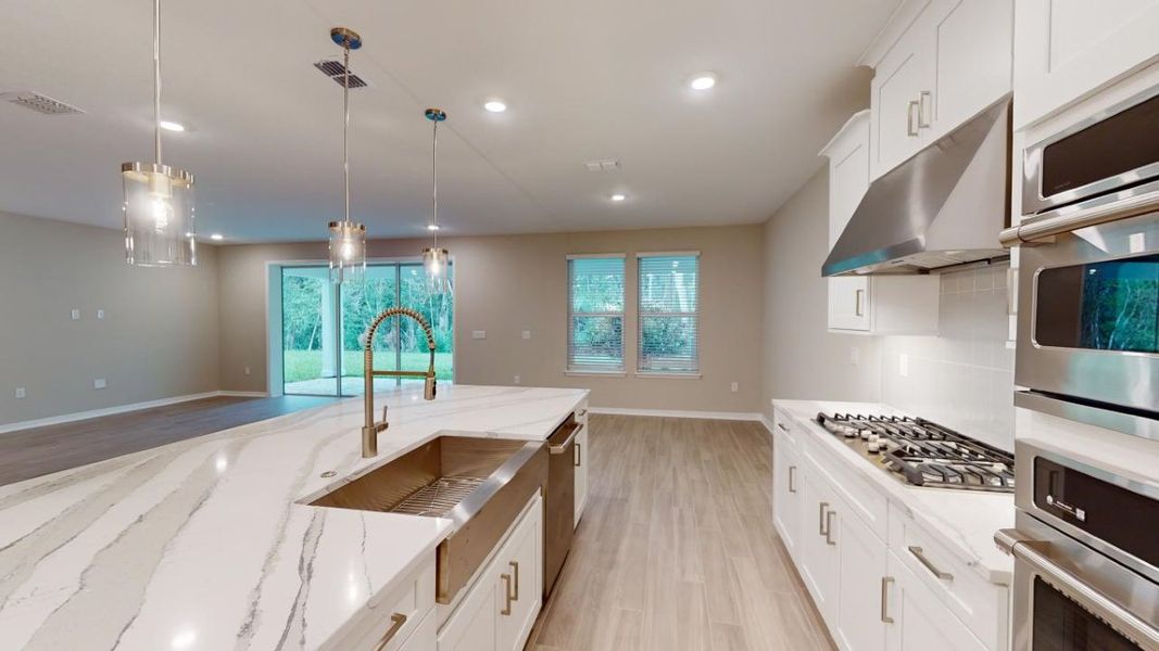 Furnished interior view inside a new home in Headwaters at Lofton Creek, Yulee (Image 4). Furnished interior view inside a new home in Headwaters at Lofton Creek, Yulee (Image 4).