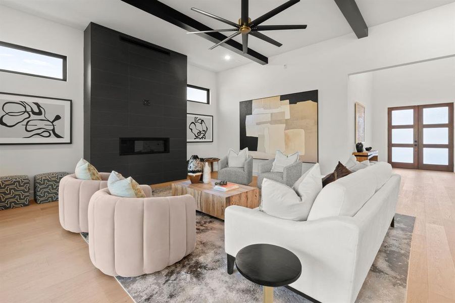 Furnished interior view inside a new home in , Arlington (Image 12).