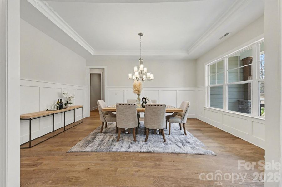 Furnished interior view inside a new home in Harbor Watch, Statesville (Image 12).