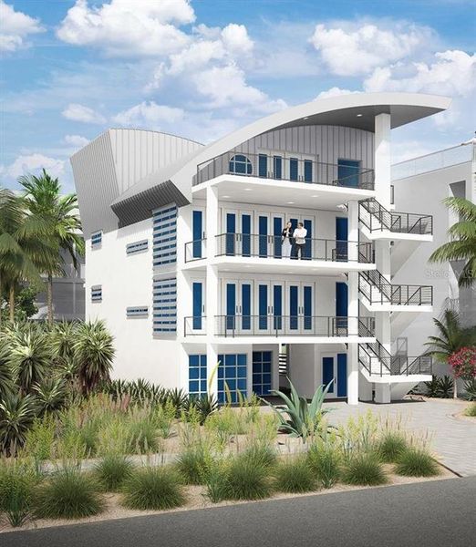 Condo located in New Smyrna Beach, FL showcasing its design and architecture (Image 5).