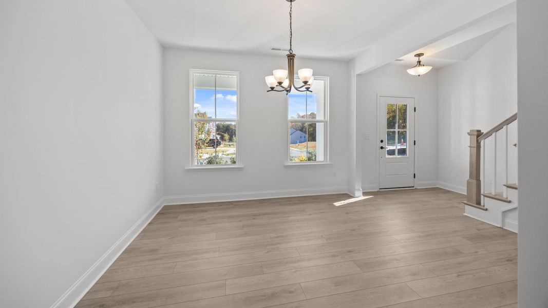 The Fairfield by DRB Homes in Farms at Bellingham Mooresville NC - Dining