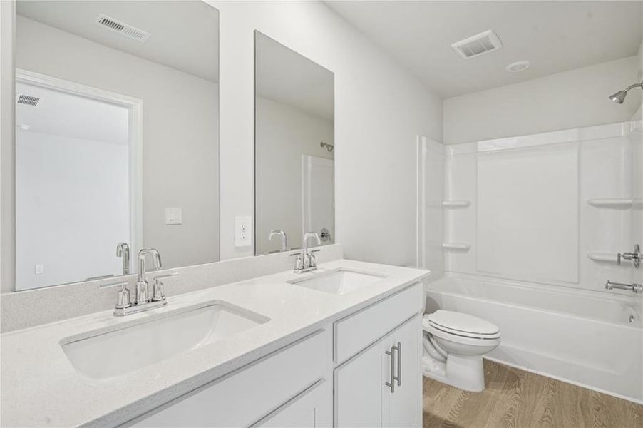 Furnished interior view inside a new home in Avalon - Parc Series, Conyers (Image 4). Furnished interior view inside a new home in Avalon - Parc Series, Conyers (Image 4).