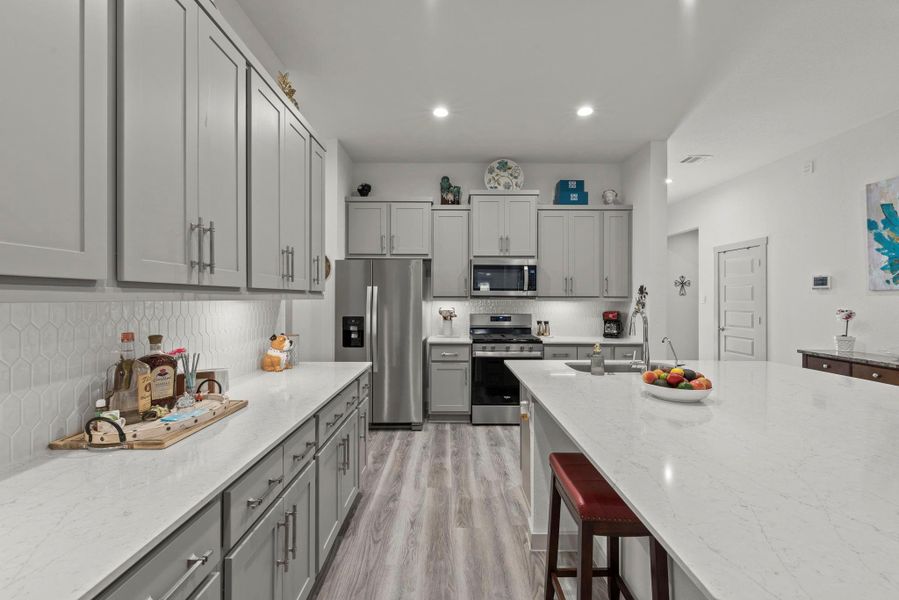 Furnished interior view inside a new home in Westwood, League City (Image 27). Furnished interior view inside a new home in Westwood, League City (Image 27).