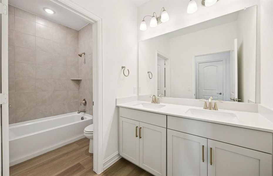 Secondary bathroom *model representation