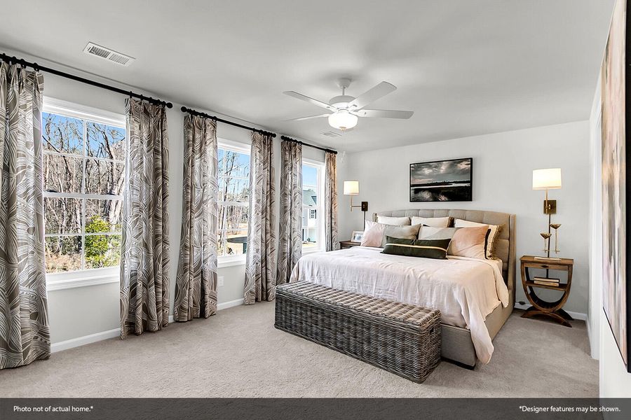 Furnished interior view inside a new home in Central Creek, Goose Creek (Image 8).