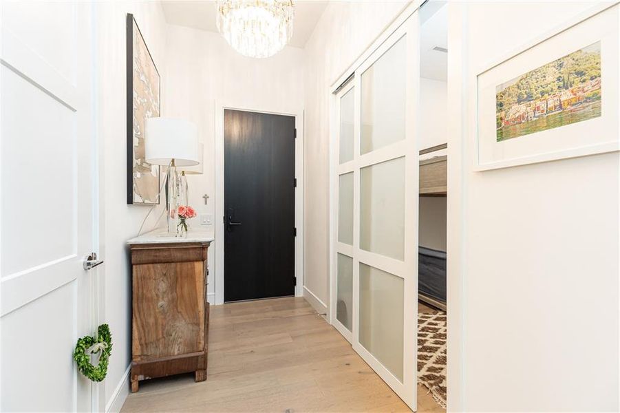Furnished interior view inside a new home in , Atlanta (Image 12).