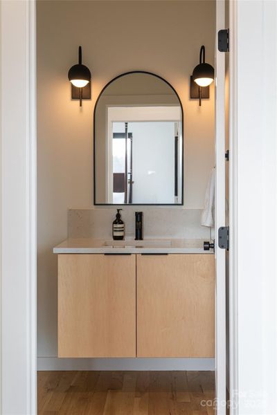 Main level powder room Main level powder room