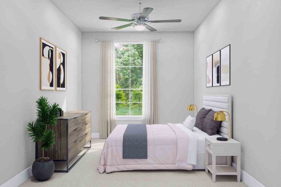 Furnished interior view inside a new home in Trillium 60′, Richmond (Image 14).