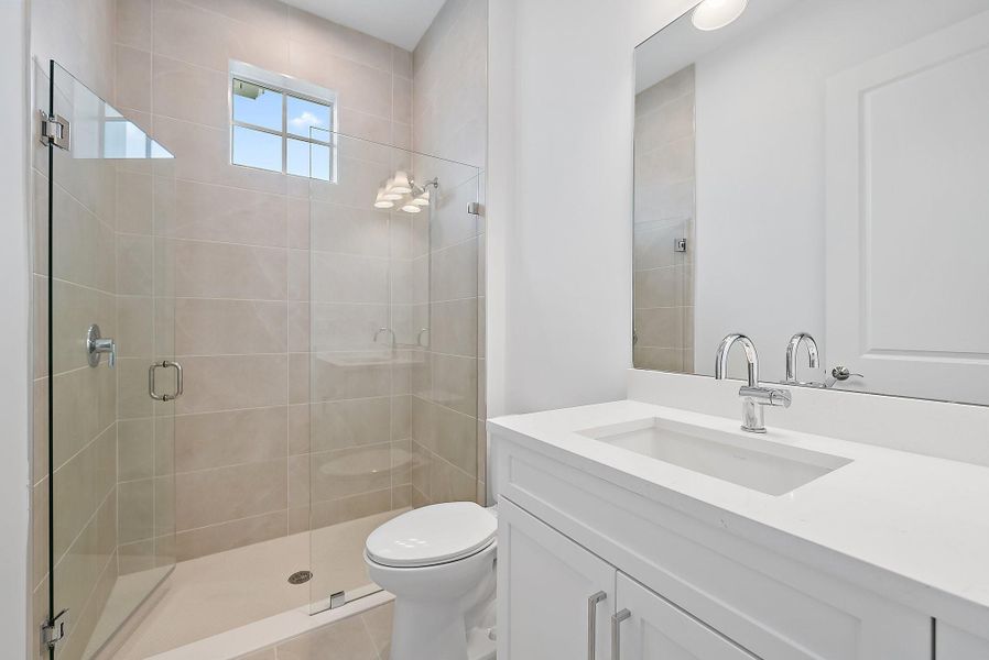 Furnished interior view inside a new home in L'Ambiance at Avenir, Palm Beach Gardens (Image 6).