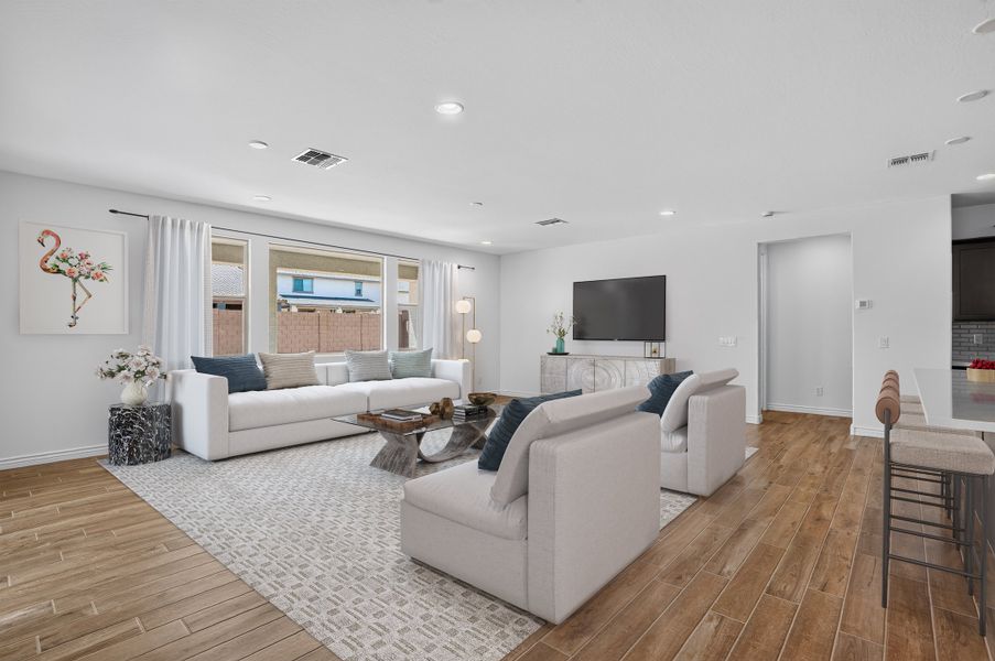 Furnished interior view inside a new home in Allen Ranches, Litchfield Park (Image 6).