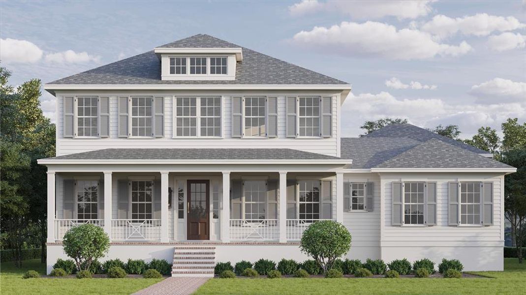 Front exterior of a new home in , St. Petersburg, FL, highlighting curb appeal (Image 31).