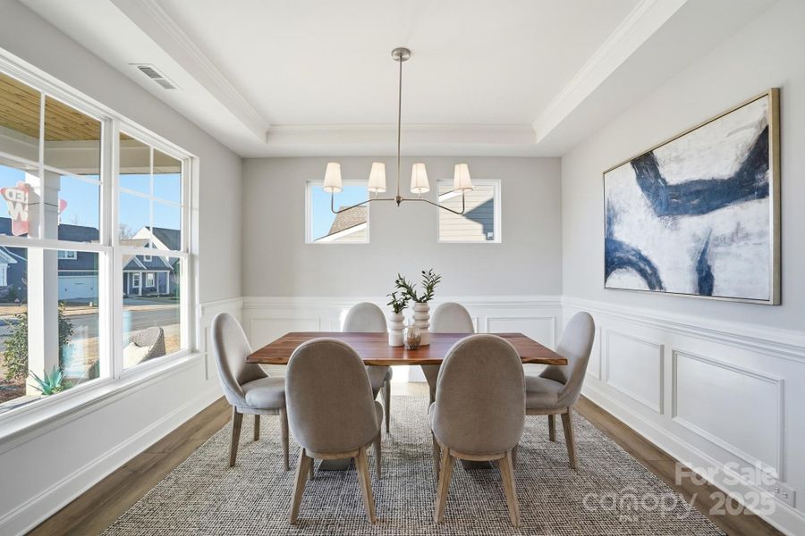 Furnished interior view inside a new home in The Meadows at Laurelbrook, Sherrills Ford (Image 29).