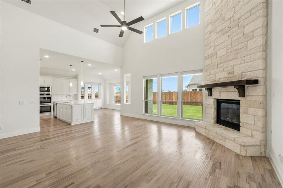 Furnished interior view inside a new home in Wildflower Ranch 60-65, Justin (Image 8). Furnished interior view inside a new home in Wildflower Ranch 60-65, Justin (Image 8).