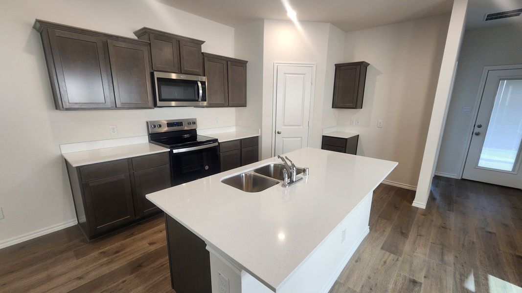 Furnished interior view inside a new home in Wildcat Ranch, Crandall (Image 3).