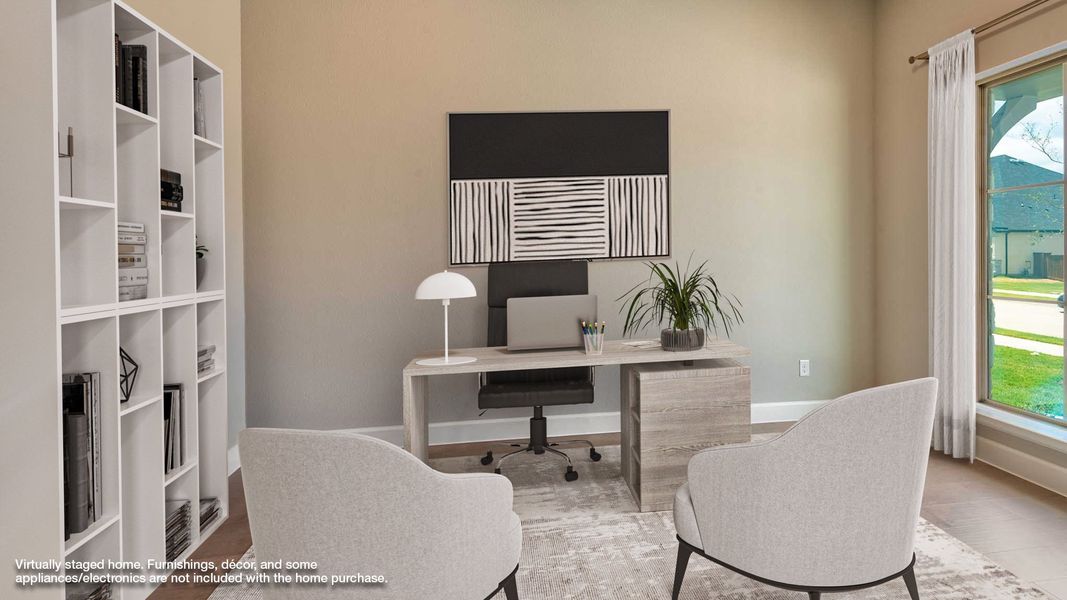 Representative furnished interior of a home built from the 3469W by Perry Homes in The Dominion, San Antonio (Image 6).