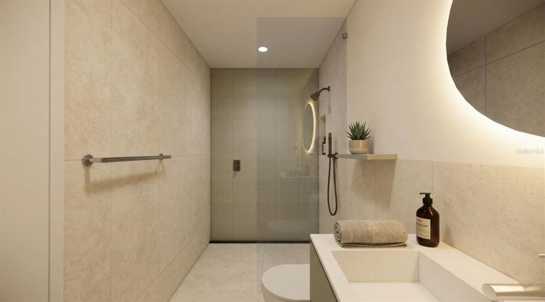 Furnished interior view inside a new home in , Longboat Key (Image 9).