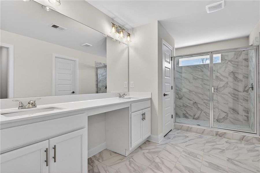 Furnished interior view inside a new home in Waters Edge, Mansfield (Image 11).