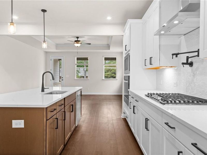 Furnished interior view inside a new home in Kelly Preserve, Loganville (Image 5).