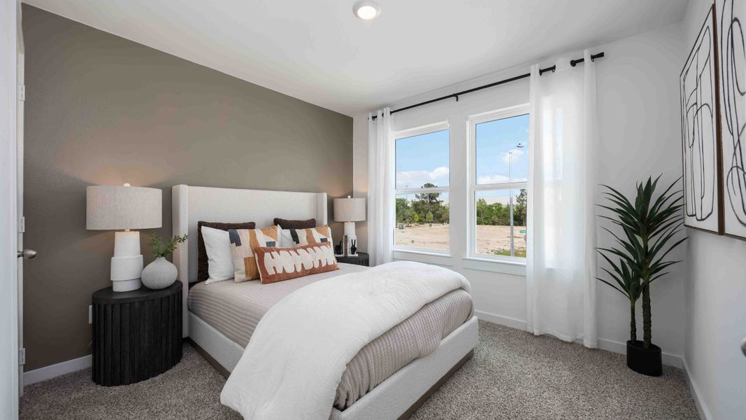 Furnished interior view inside a new home in Pinehaven, Houston (Image 10).