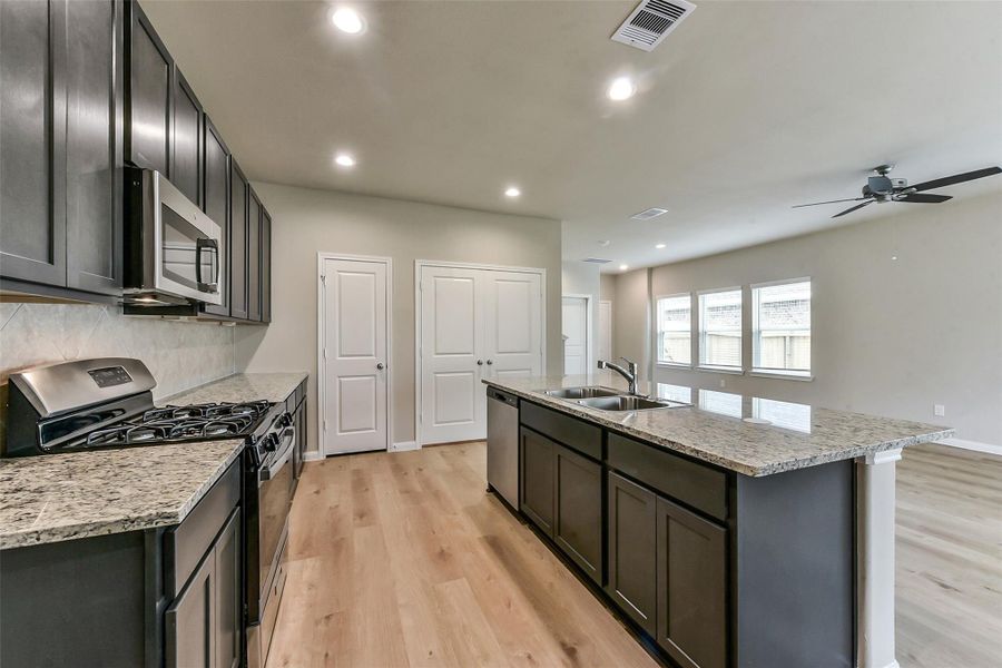 Furnished interior view inside a new home in King Oaks Village, Baytown (Image 9).