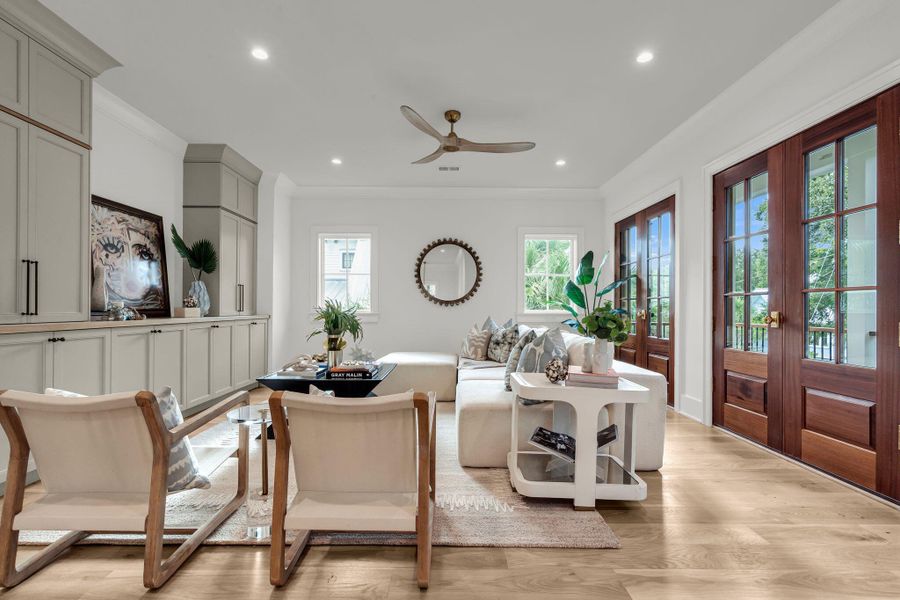 Furnished interior view inside a new home in , Mount Pleasant (Image 60).