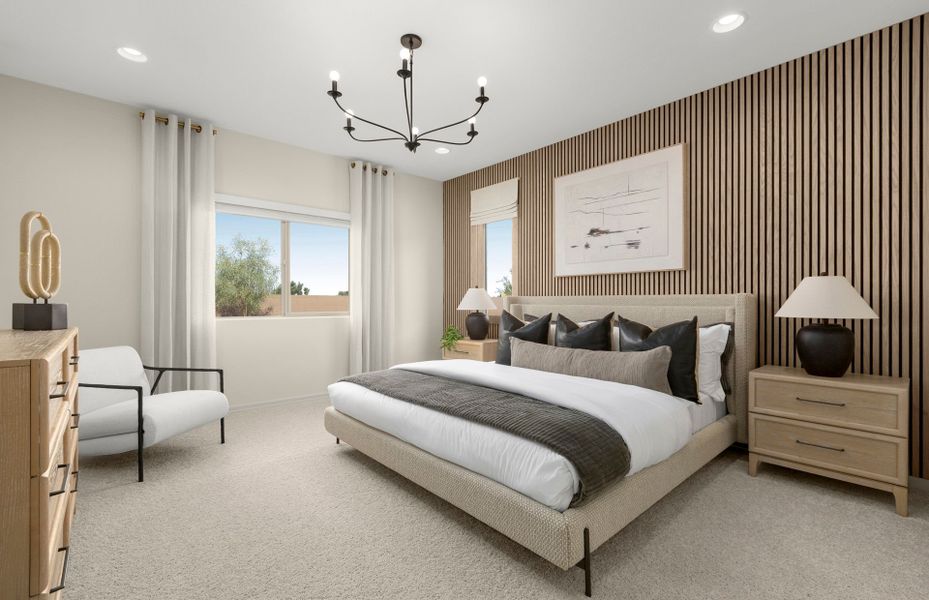 Representative furnished interior of a home built from the Sunbird by Pulte Homes in Alamar, Tolleson (Image 9). Representative furnished interior of a home built from the Sunbird by Pulte Homes in Alamar, Tolleson (Image 9).