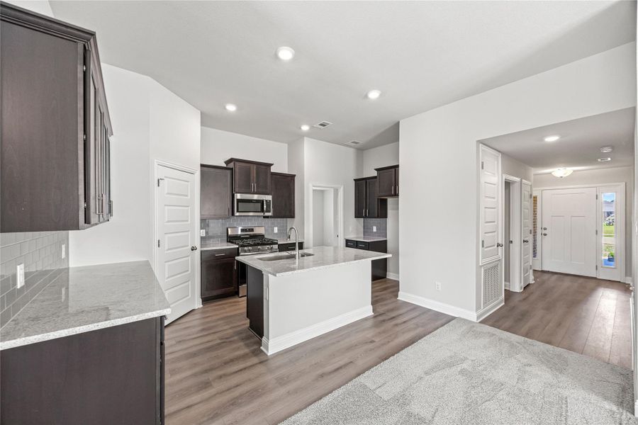 Furnished interior view inside a new home in Grand Oaks Reserve, Cleveland (Image 6).