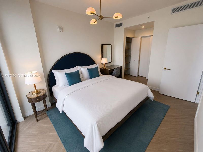 Furnished interior view inside a new home in , Miami (Image 6).