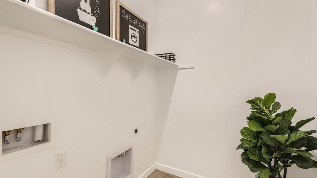 Laundry room interior