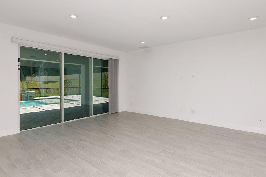 Representative unfurnished interior of a home built from the Tradewinds by Taylor Morrison in Ardisia Park, New Smyrna Beach (Image 20). Representative unfurnished interior of a home built from the Tradewinds by Taylor Morrison in Ardisia Park, New Smyrna Beach (Image 20).
