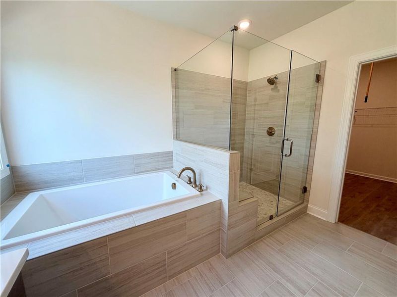 Furnished interior view inside a new home in Palisades Single Family, Cumming (Image 9).