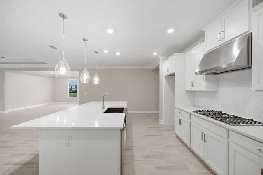 Furnished interior view inside a new home in Headwaters at Lofton Creek, Yulee (Image 8).