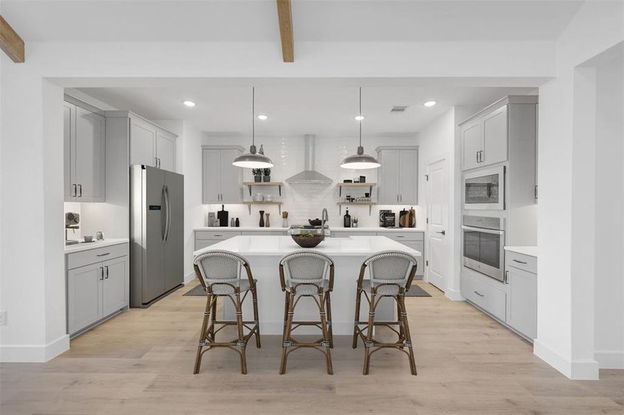 Furnished interior view inside a new home in Timberbrook, Justin (Image 18).