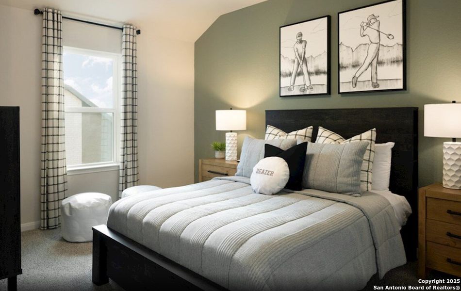 Furnished interior view inside a new home in Comanche Ridge, San Antonio (Image 5).