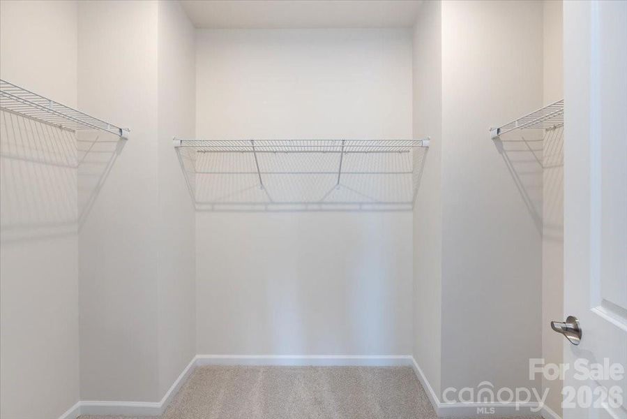 Primary walk-in closet